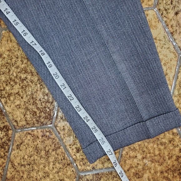 VTG Liz Claiborne 100% Wool Oversize Pleated Pants Trousers High Rise SZ 14P - Picture 13 of 15